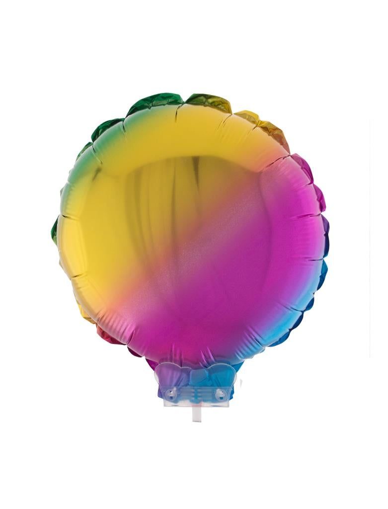 Regenbogen Folienballon 11" rund