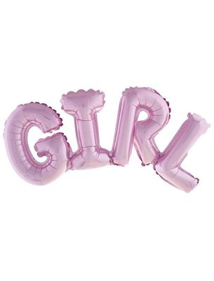 Folienballon Schriftzug GIRL