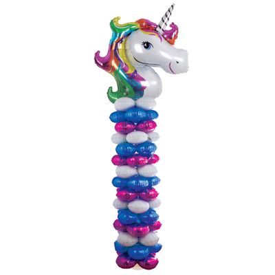 Ballonsäule Einhorn 25-Teilig