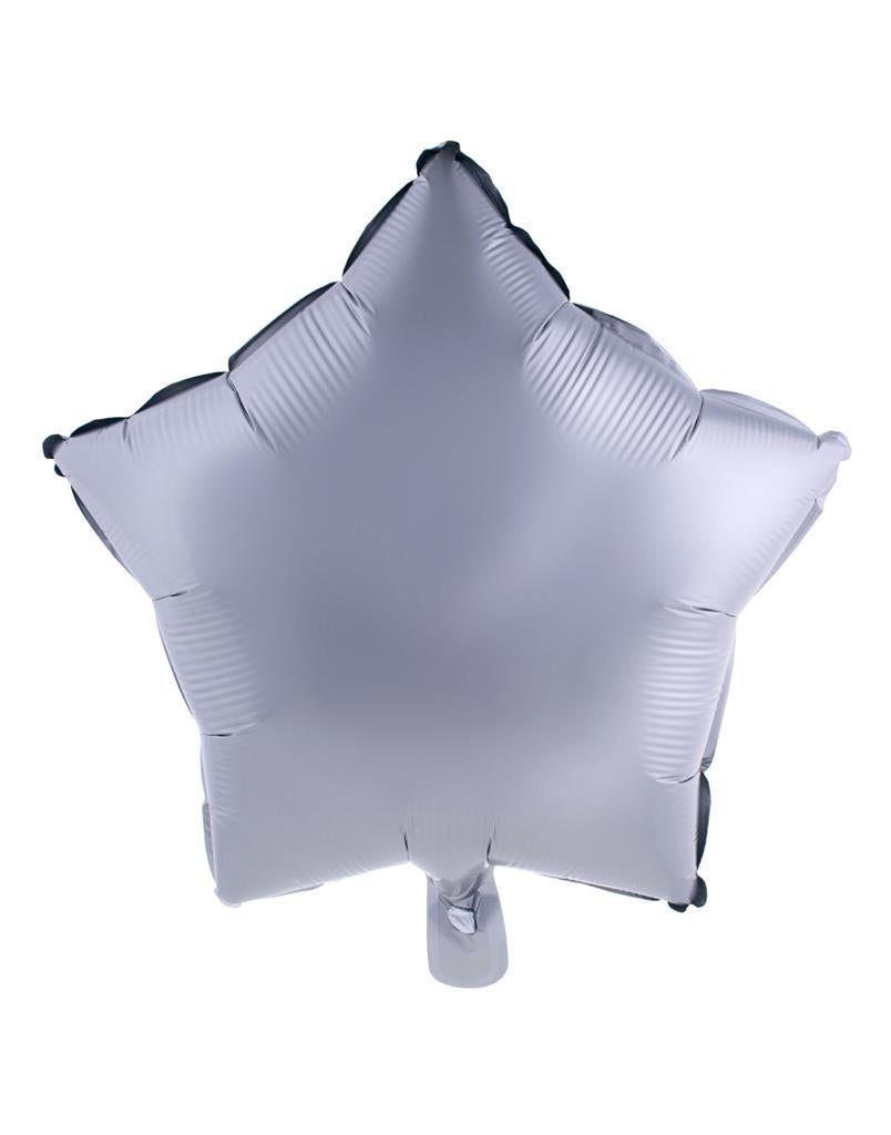 Folienballon Stern 45cm Chrome Silber Folienballon Stern 45cm Chrome Silber