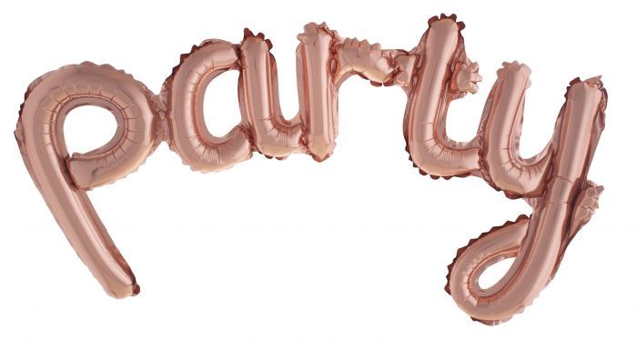 Folienballon Party 44.25cm x 18.1" Rosé