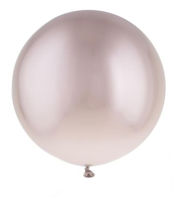 12 ronde ballonnen 35cm chroom rosé Goud 12 ronde ballonnen 35cm chroom rosé Goud