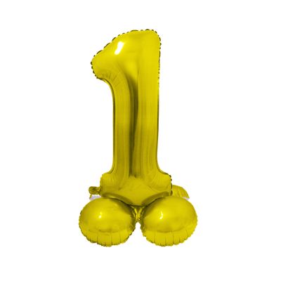 Folieballon 22 Folieballon 22" op voet 1 Goud
