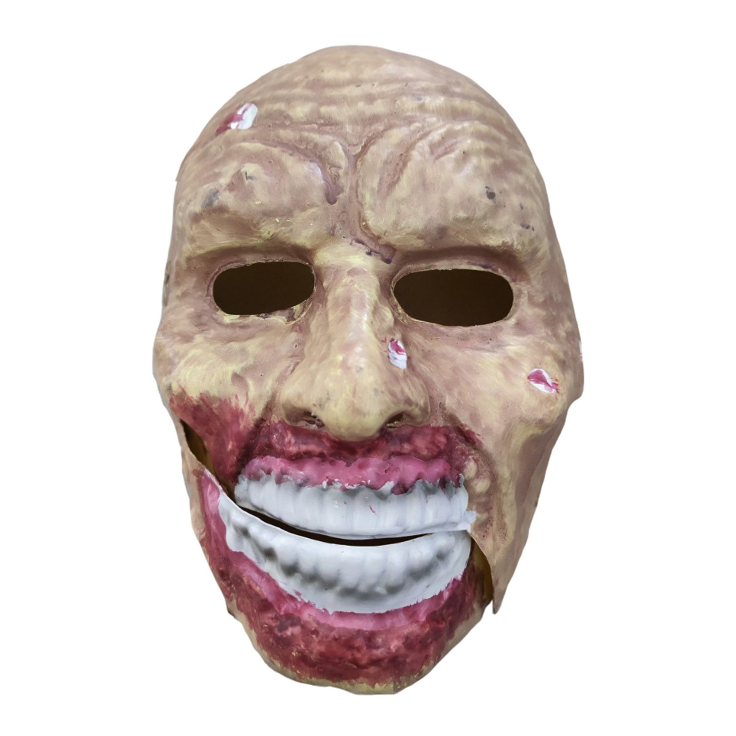 Zombie-Mann Maske mit beweglichem Mund