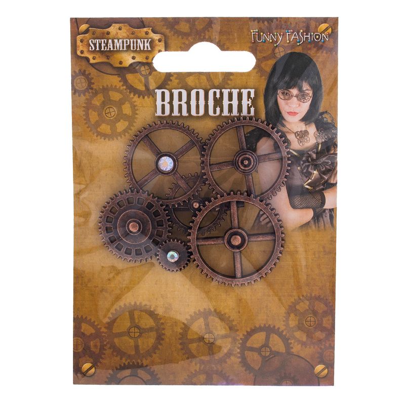 Zahnradbrosche Steampunk
