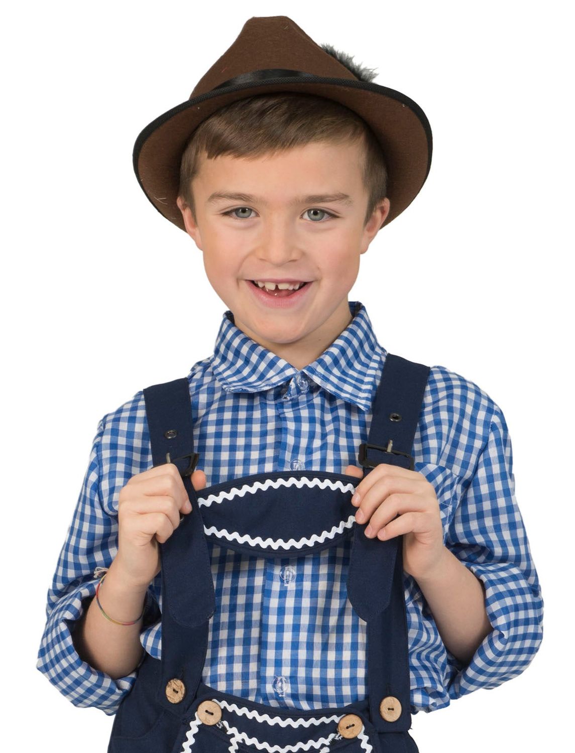 Geruit shirt wit/donker blauw Geruit shirt wit/donker blauw