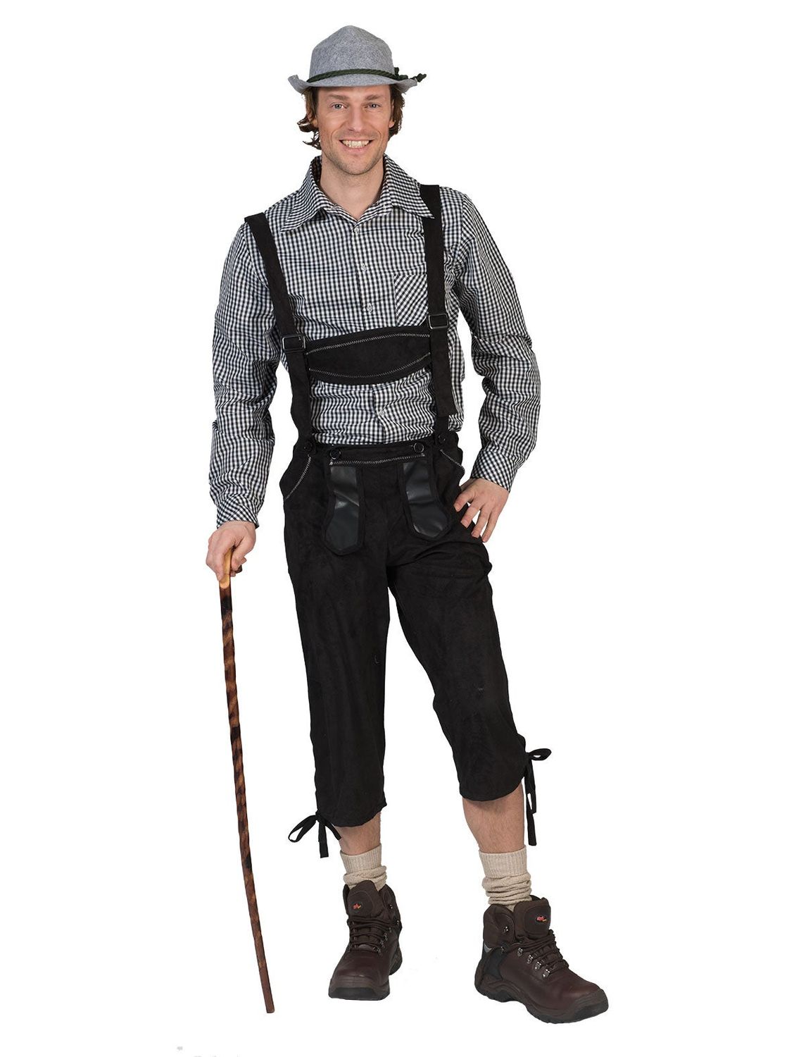 Geruit hemd zwart/wit