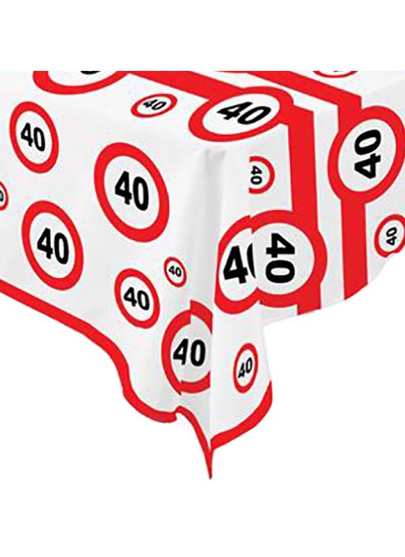 Tischdecke .40 Verkehrsschild 270 x 136 cm