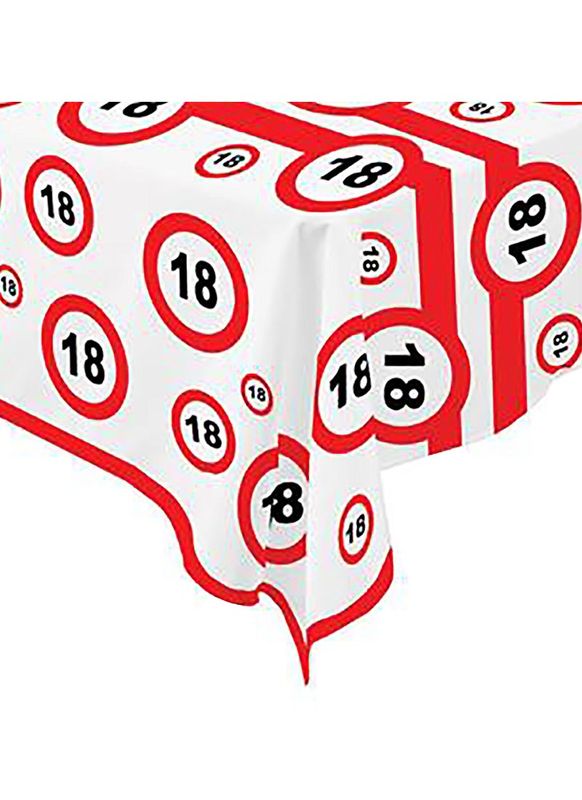 Tischdecke .18 Verkehrsschild 270 x 136 cm