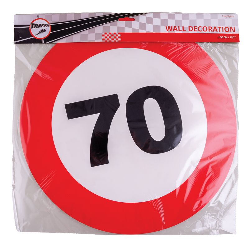 Wanddeko 70. Geburtstag