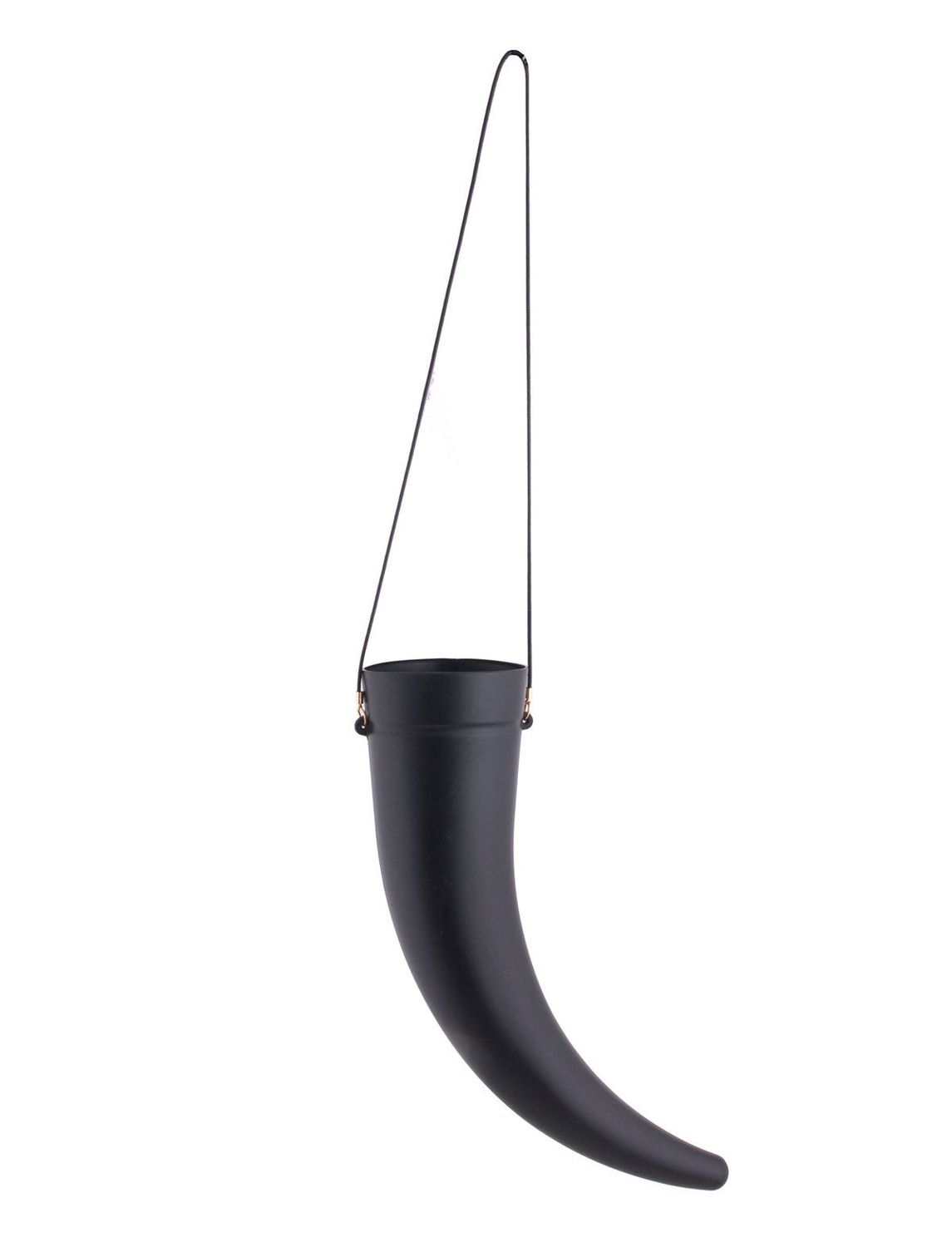 Wikinger Trinkhorn Schwarz 34cm