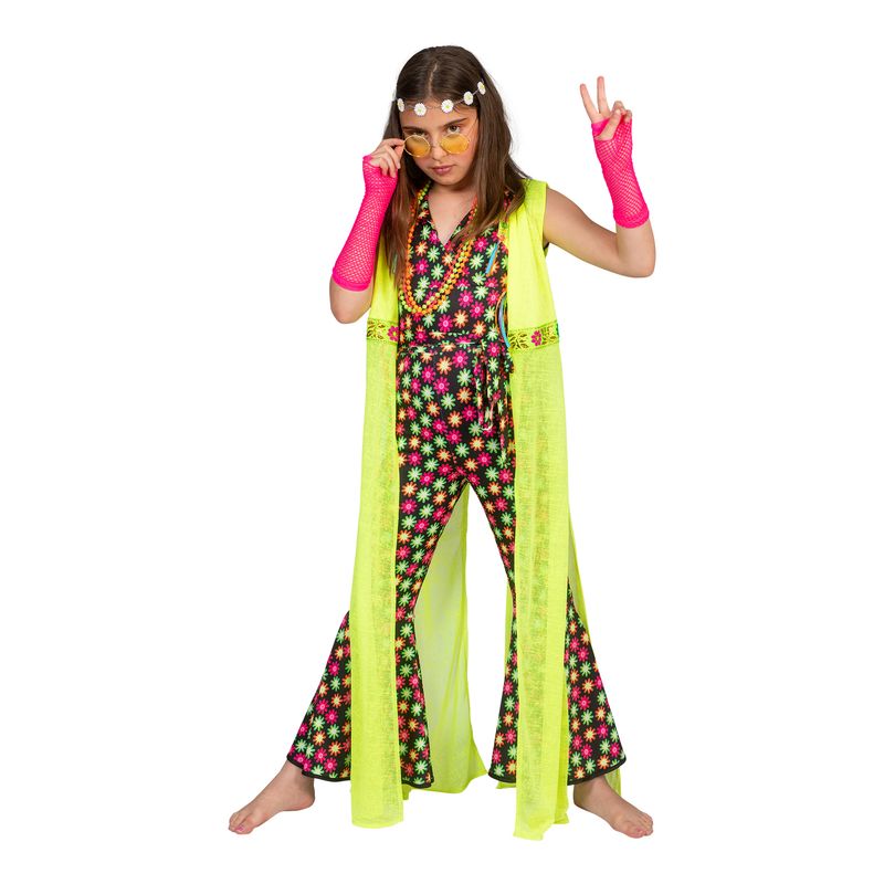 Groen hippie vest meisje