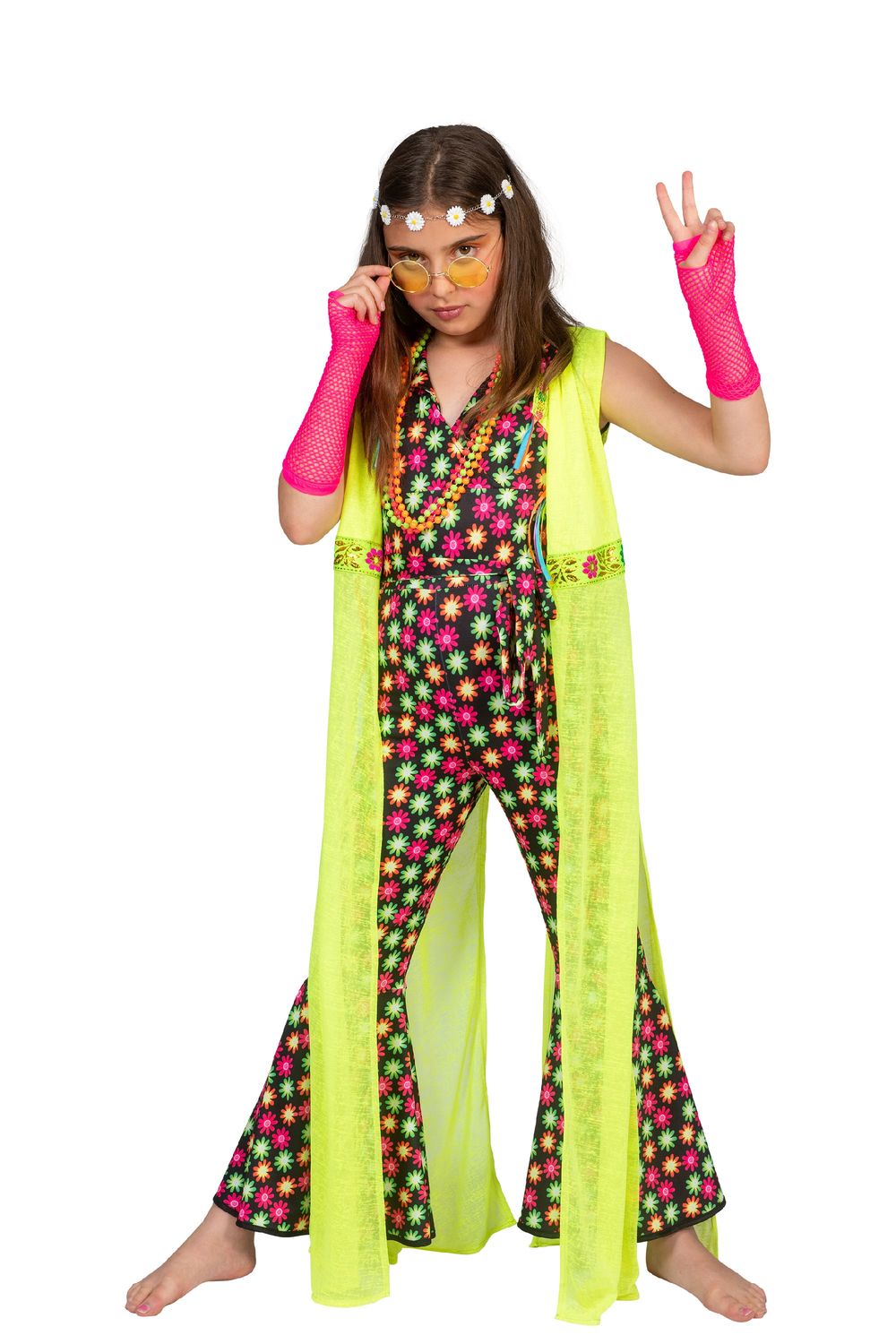 Weste Hippie Mädchen Grün Weste Hippie Mädchen Grün