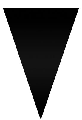 Vlaggenlijn 5m 10 vlaggen zwart Vlaggenlijn 5m 10 vlaggen zwart