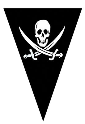 Wimpelkette Pirat 5m