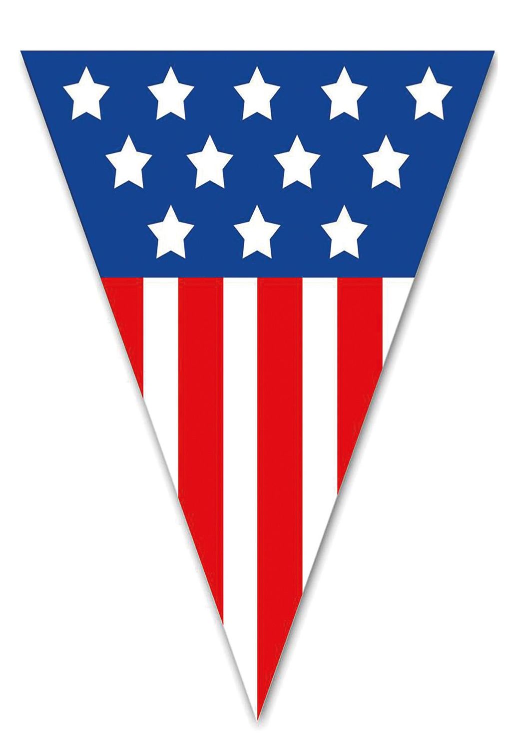 Vlaggenlijn 5m 10 vlaggen USA