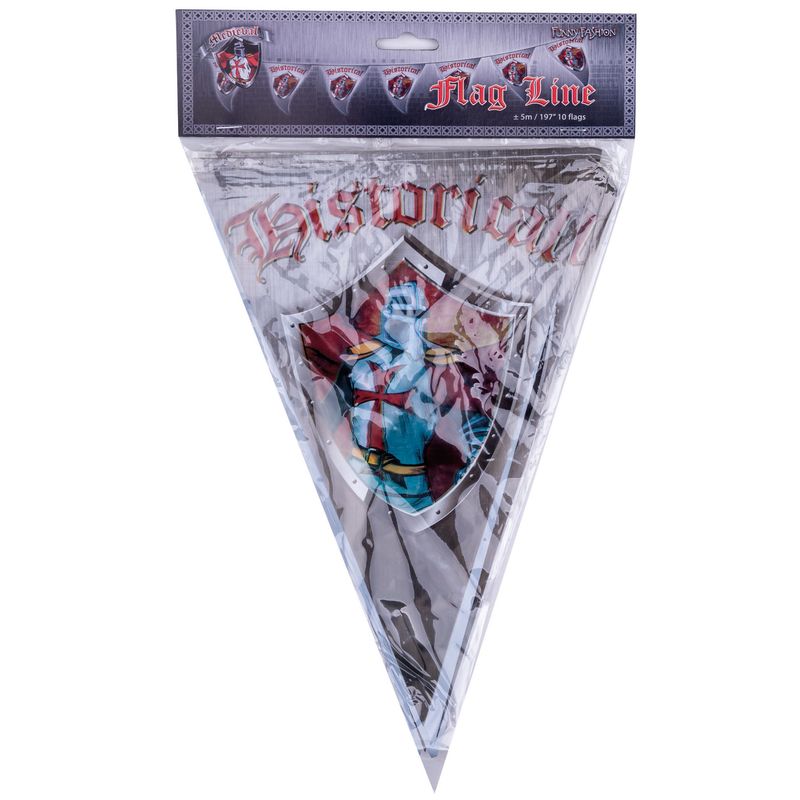 Wimpelkette Ritter 5m