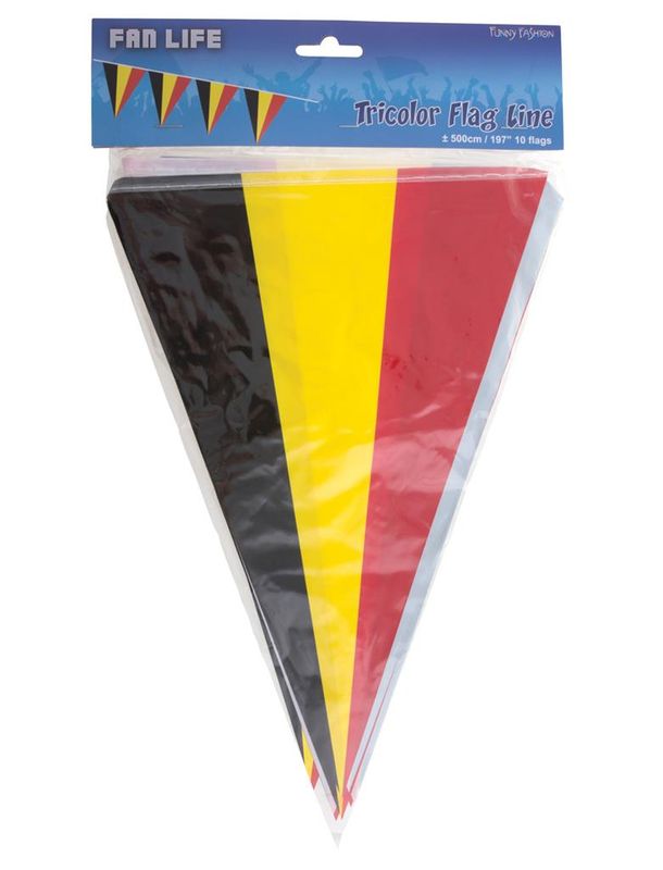 Vlaggenlijn 5m 10 vlaggen België