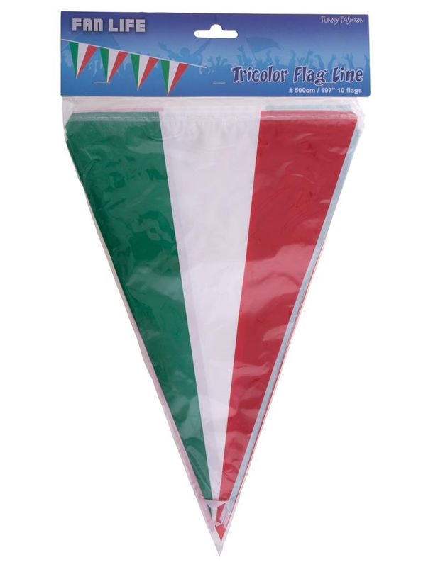 Wimpelkette Italienische Flagge 5m