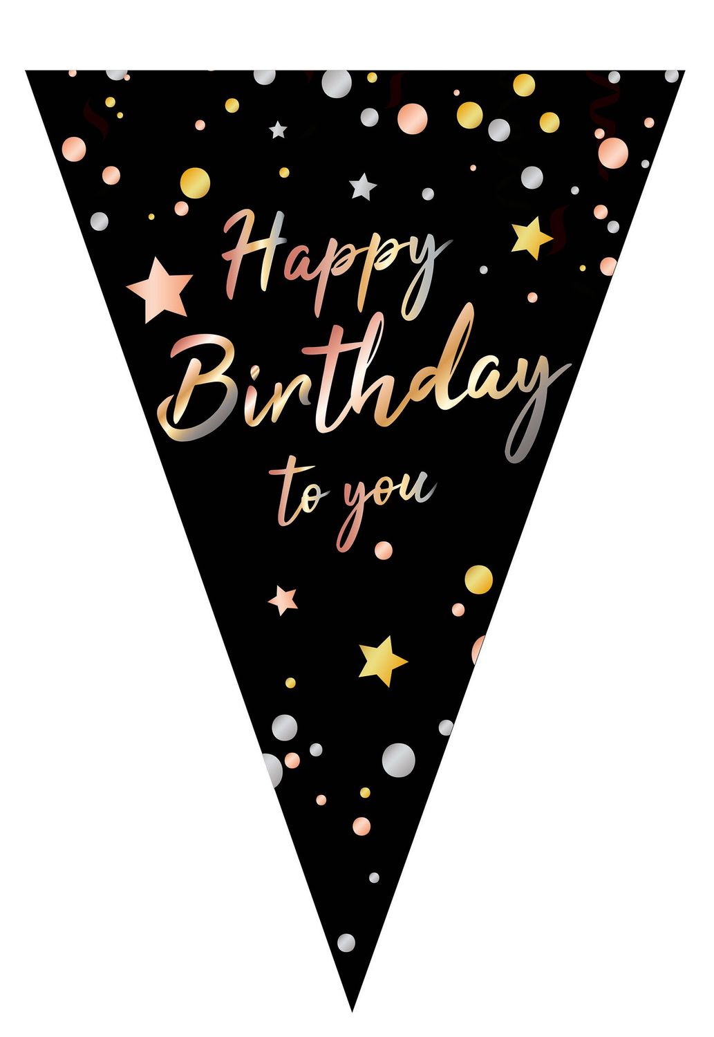 Wimpelkette Happy Birthday 5m Wimpelkette Happy Birthday 5m