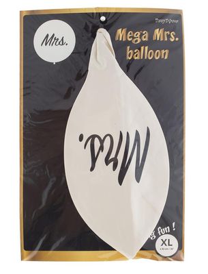 XL Latexballon Mrs. 91cm
