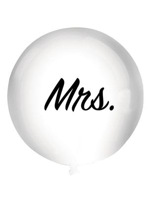 XL Latexballon Mrs. 91cm