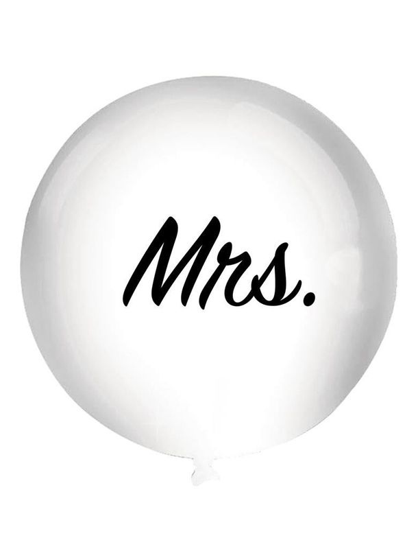 XL Latexballon Mrs. 91cm