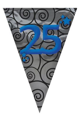 Wimpelkette 25 Jahre 5m