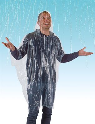 Regenponcho transparent