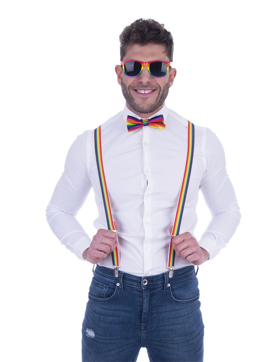 Regenboog Accessoireset 3-dlg.