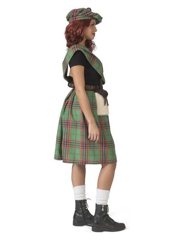 Highlander Rosy Schootenkostuum 4-dlg. Vrouwen