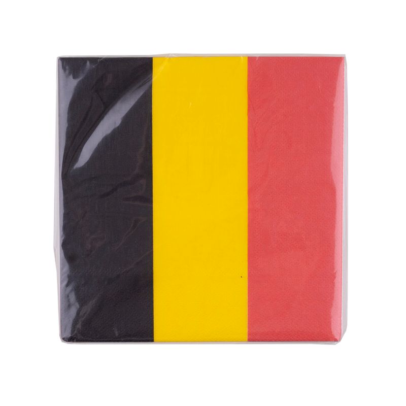Servietten 20er-Pack Rot/Gelb/Schwarz