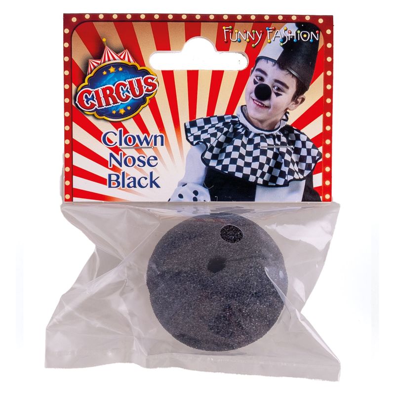 Schaumstoffnase schwarz