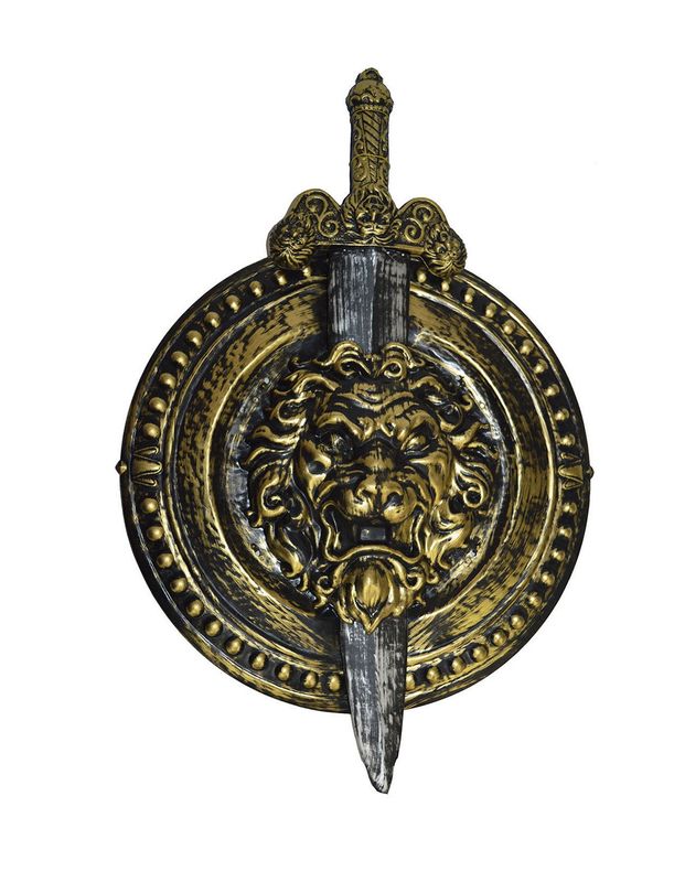 Schild Lion 45 cm schwert 48 cm