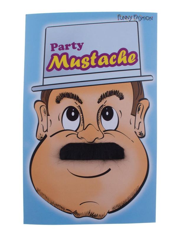 Schnurrbart  schwarz