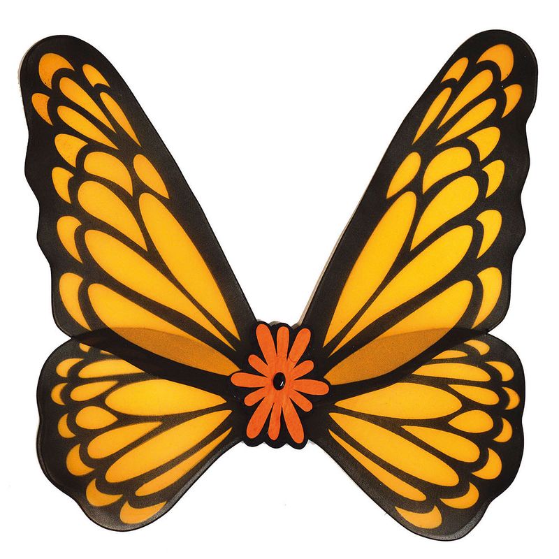 Schmetterlingsflügel Orange 76cm