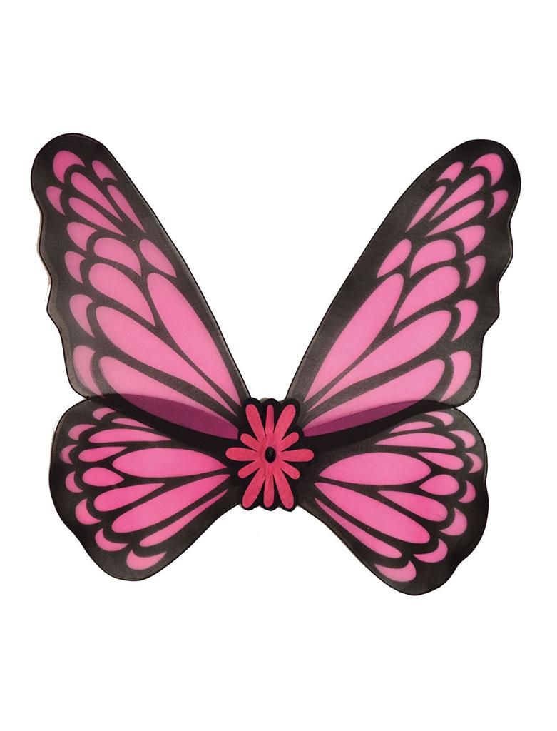 Schmetterlingsflügel Rosa 76cm