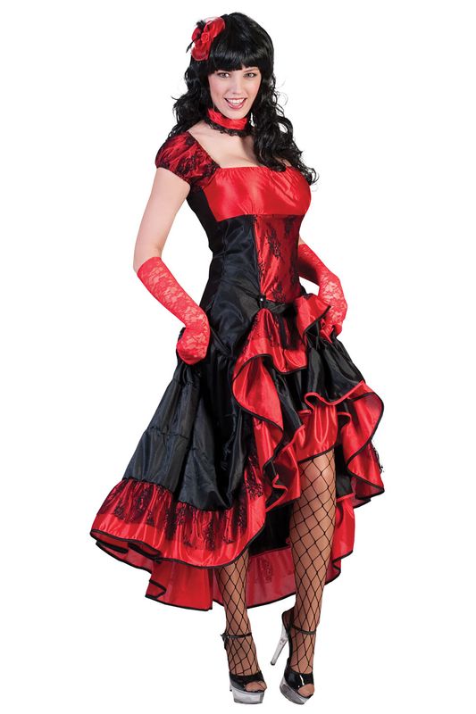 Saloondame Abigail 2-tlg. Damen