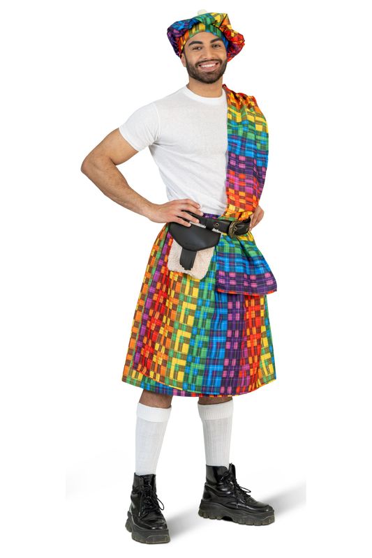 Schotte Regenbogen 5-tlg. Herren