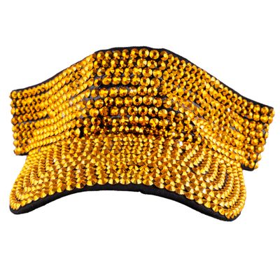 Sonnenblende mit Strass Gold