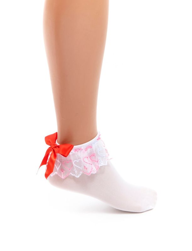 Söckchen mit rote Schleife