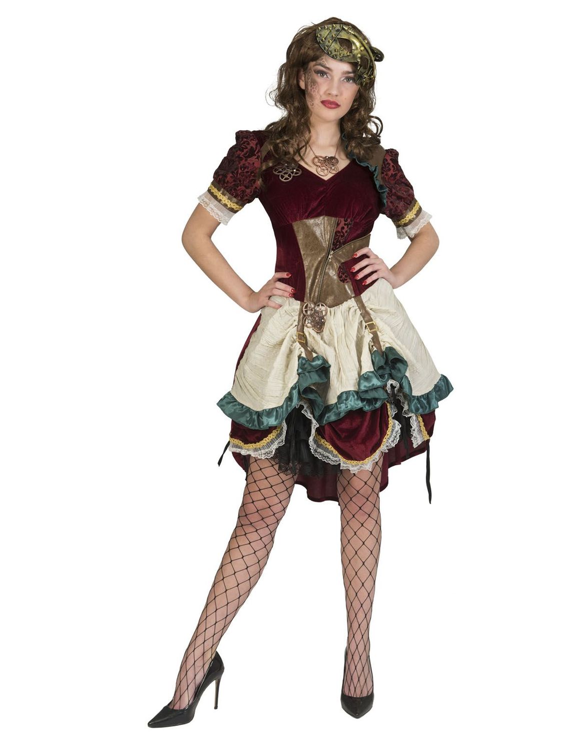 Steampunk Jurk Victoria Vrouwen Steampunk Jurk Victoria Vrouwen