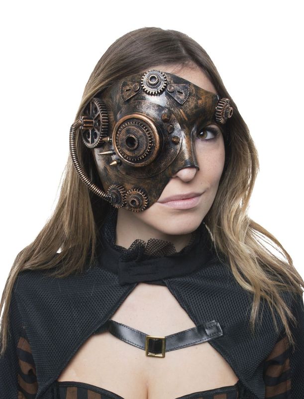 Steampunk Halbmaske