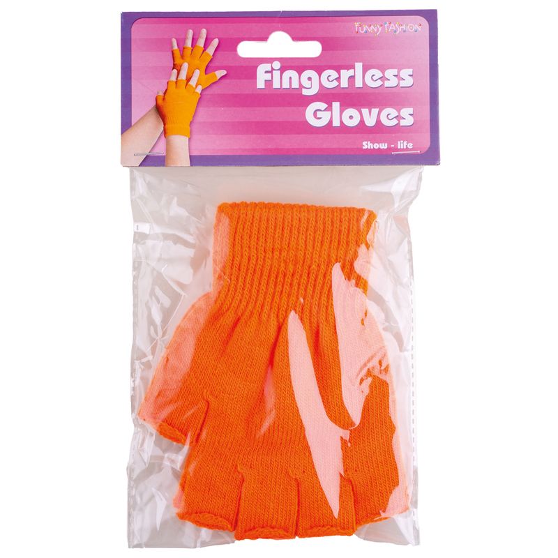 Handschoenen zonder vingers oranje