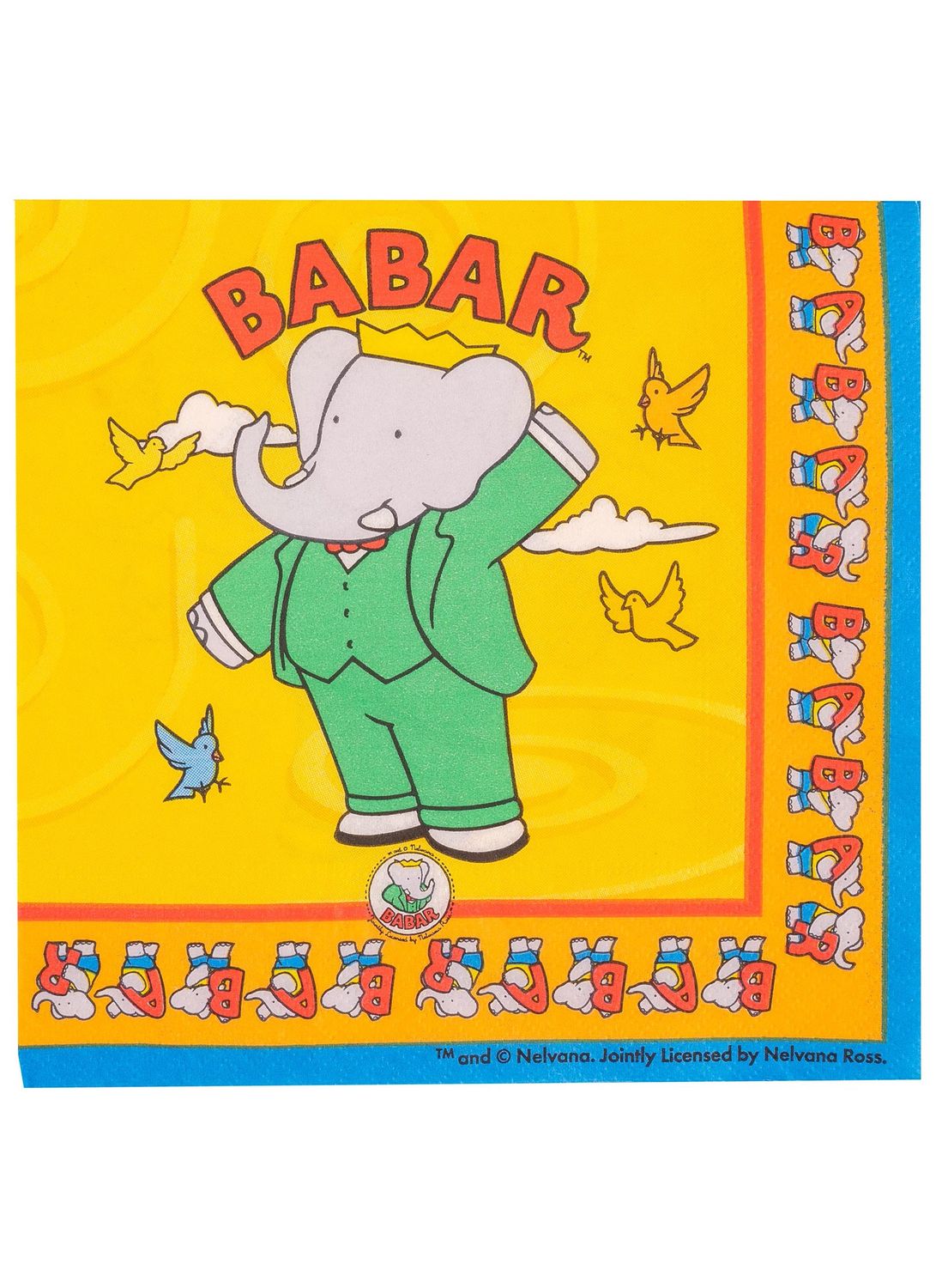 Servetten Babar 20 Stuks Servetten Babar 20 Stuks