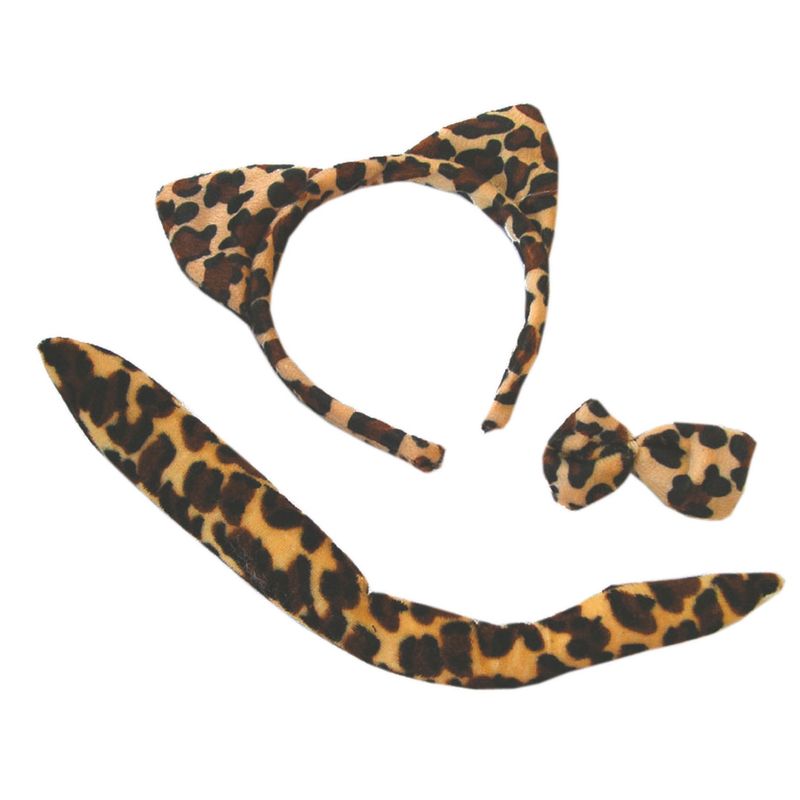 Accessoireset Luipaard 3-dlg.