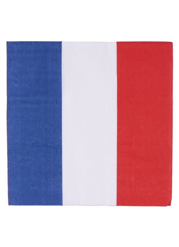 Servietten 20er-Pack Blau/Weiß/Rot Servietten 20er-Pack Blau/Weiß/Rot