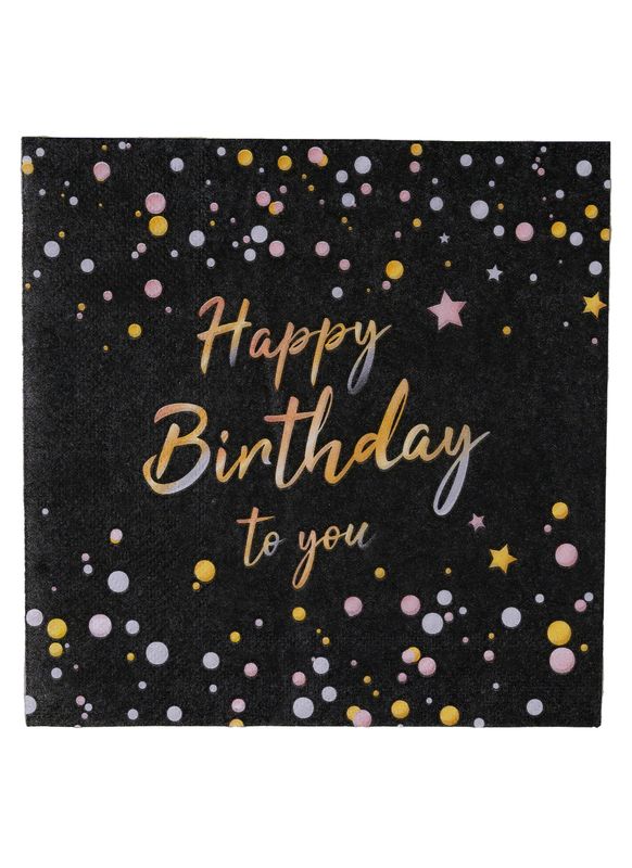 Servietten Happy Birthday 20er-Pack Servietten Happy Birthday 20er-Pack