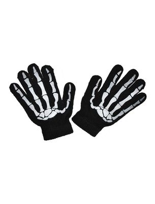 Handschoenen skelet zwart 3 soorten