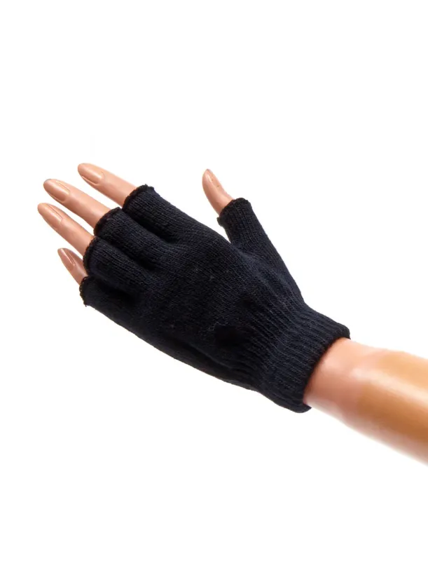 Strickhandschuhe Schwarz